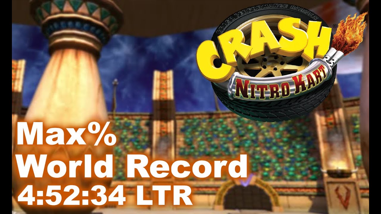 [World Record] Crash Nitro Kart Speedrun Max%: 