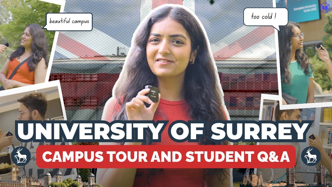 University of Surrey Campus Tour and Review | Indian Students in the UK | Indians in the UK