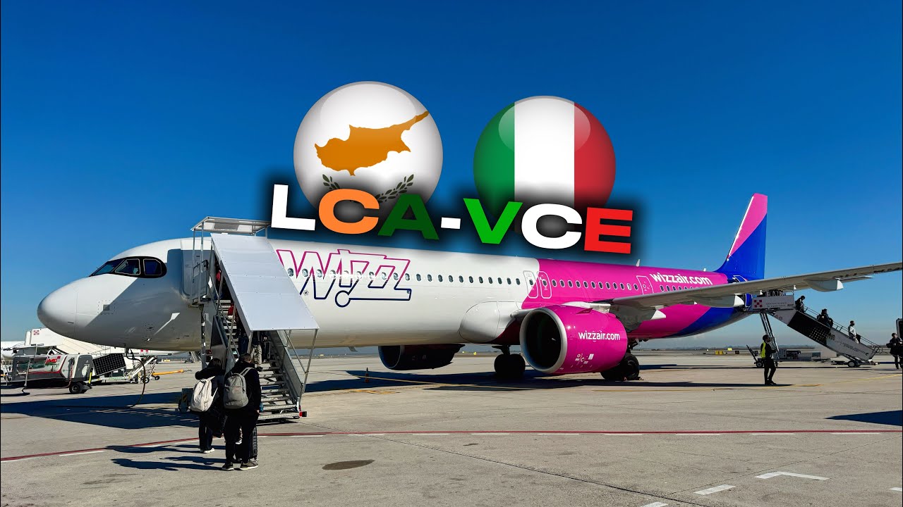 TRIP REPORT ✈️| Larnaca LCA - Venice VCE 🇨🇾🇮🇹| W!zz Air A321neo | W46750 🩷