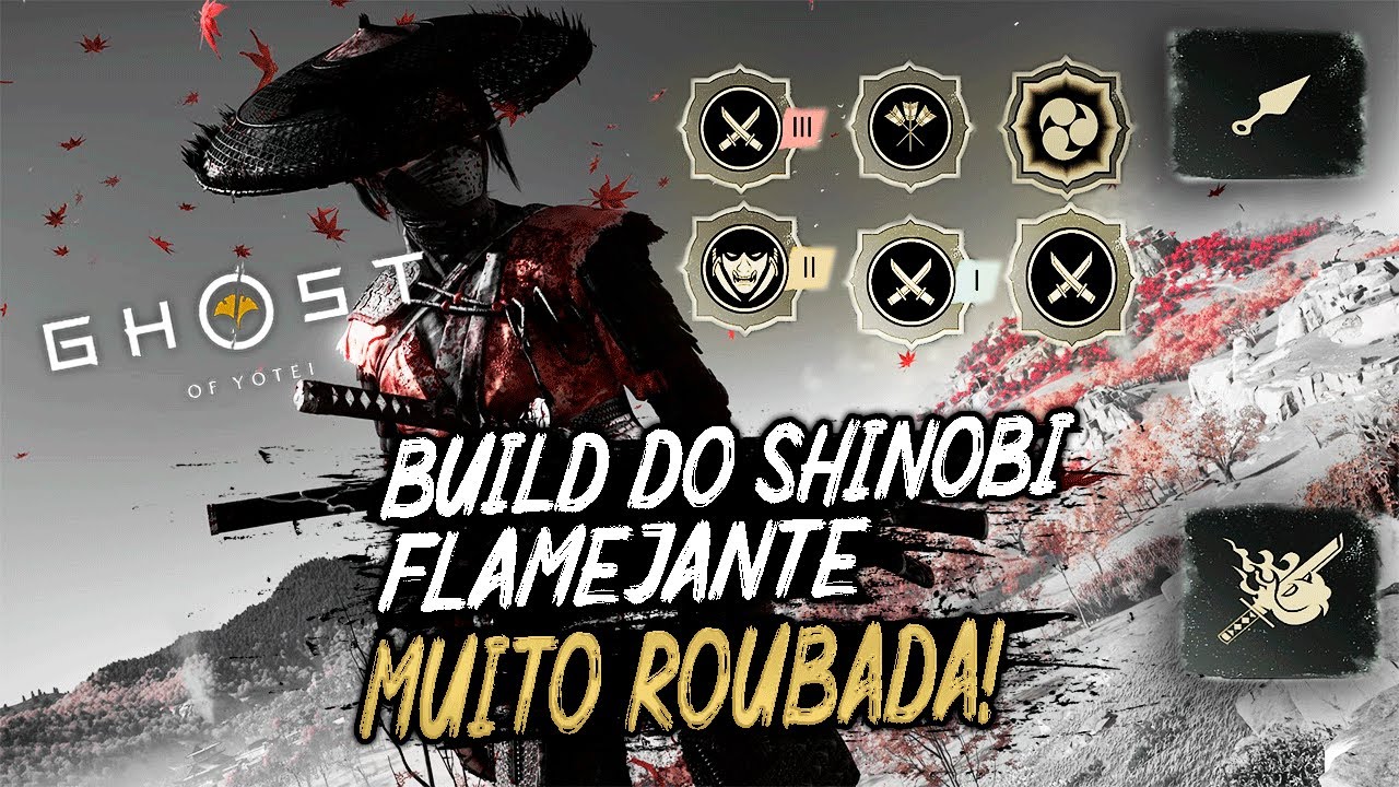 Ghost Of Yotei - Build ROUBADA do Shinobi Flamejante