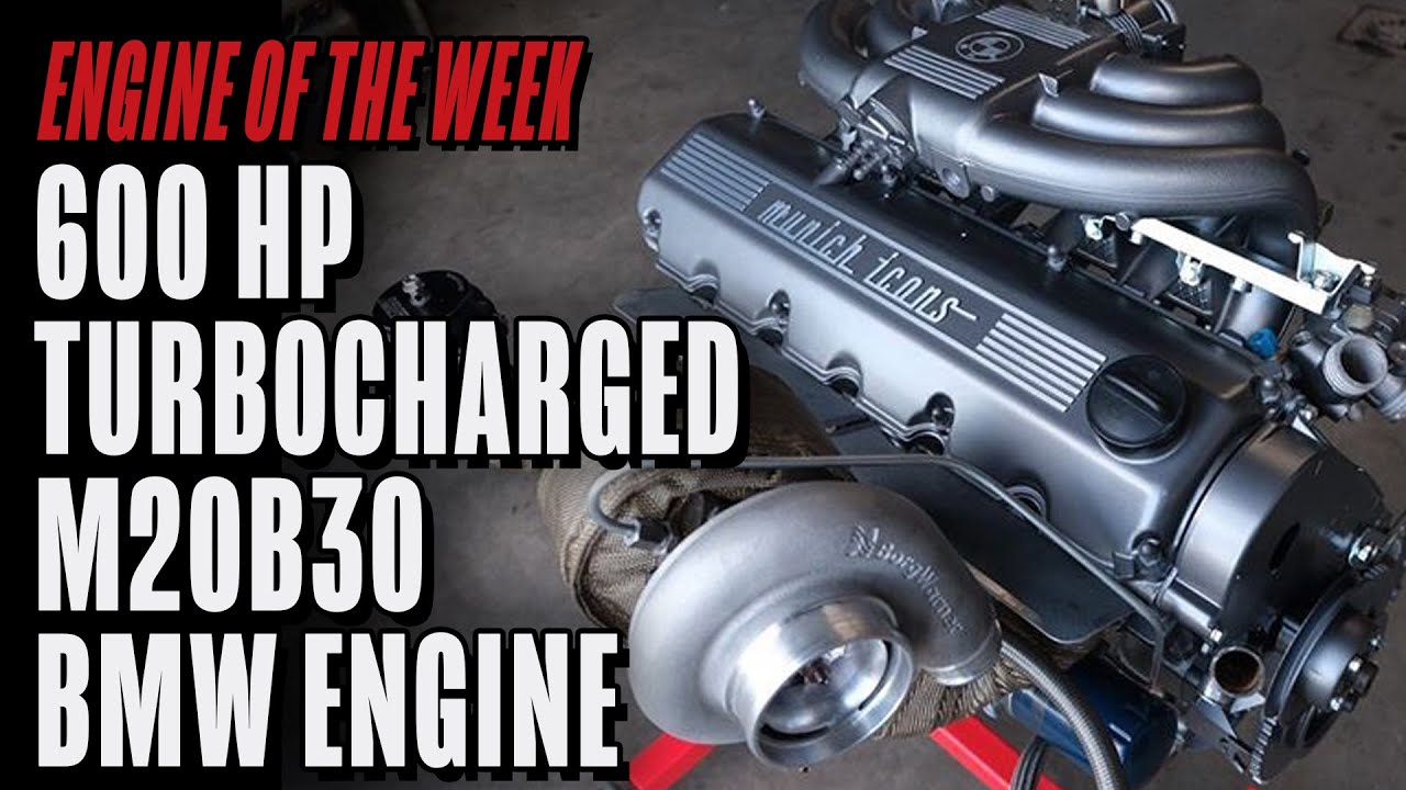 600 HP Turbocharged M20B30 BMW Engine