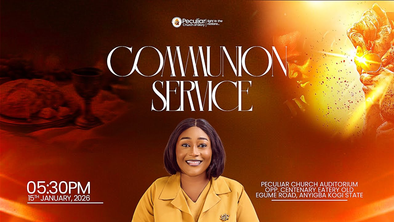 COMMUNION & MIRACLE SERVICE | PST JULIET ONEKELE | 15 JANUARY, 2025 | #peculiarchurchofglory