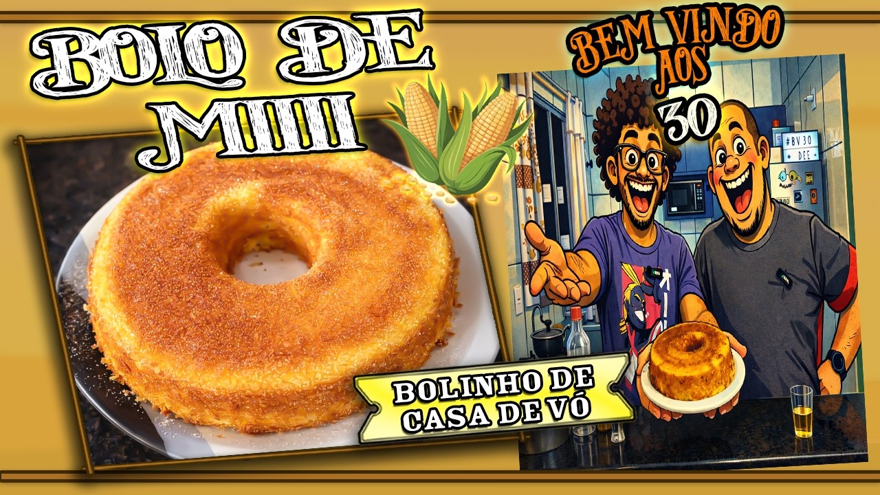 Bolo de Milho Caseiro 🌽🍰 | Simples e com Crostinha Perfeita