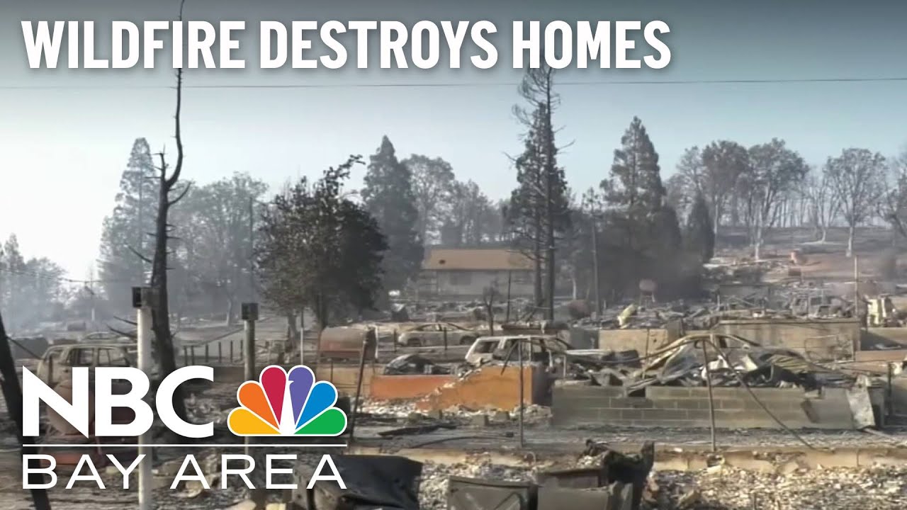 Mill Fire in Northern California Destroys 100 Homes, Other Buildings
