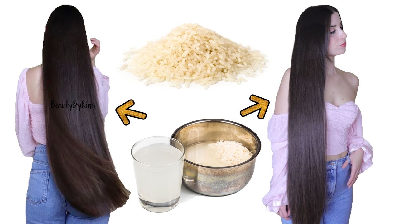 APLICATE AGUA DE ARROZ EN EL CABELLO POR 5 DÍAS ,RESULTADOS INCREÍBLES😱