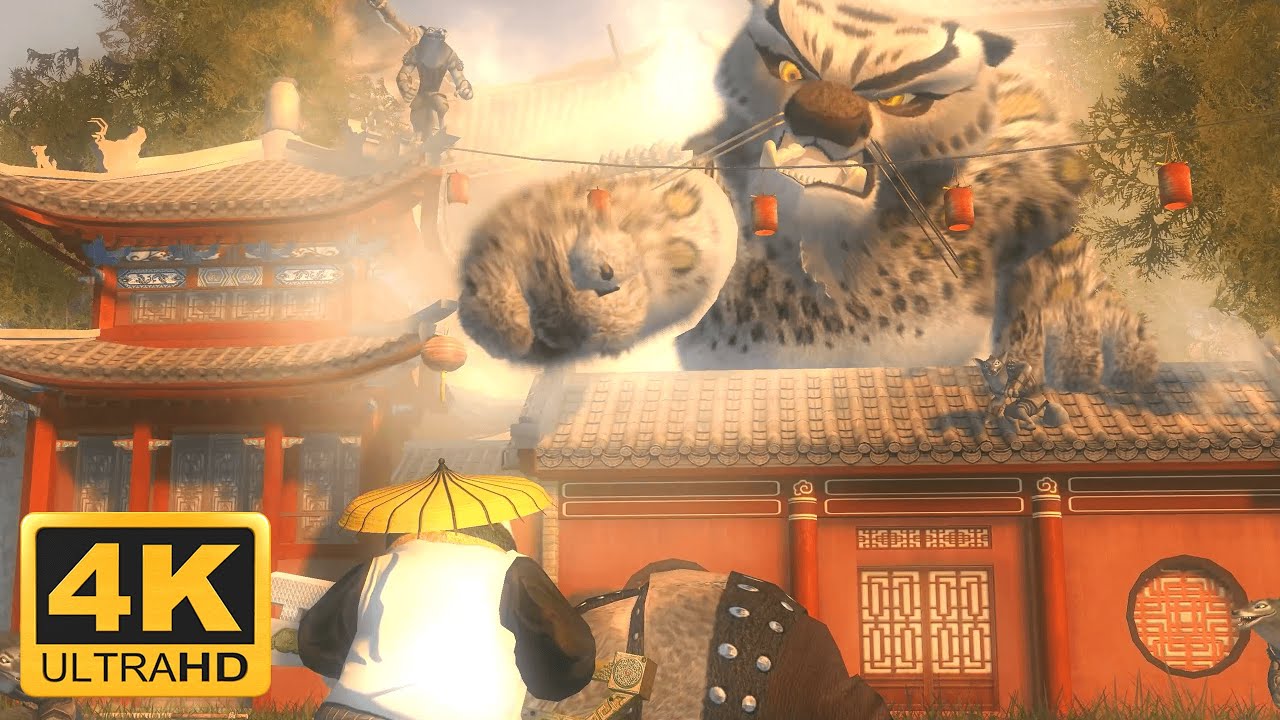 Kung Fu Panda Game (2008) All Boss Fights (4K 60FPS)