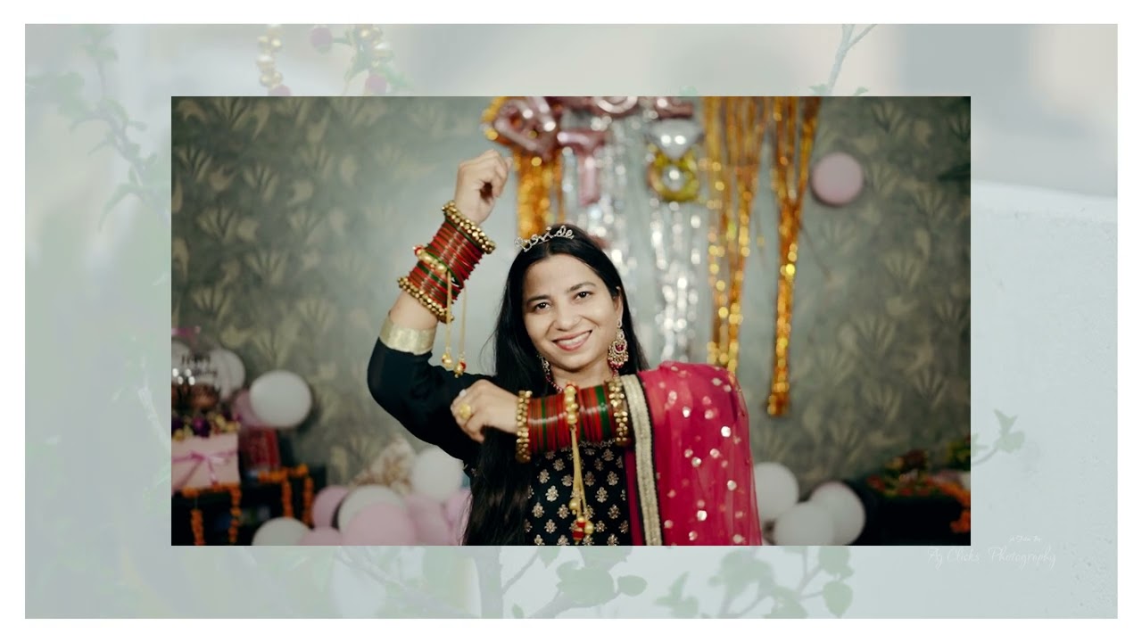MADHANYA II CINEMETIC BANGLE CEREMONY HIGHLIGHT 2024 (Shabby)  AJ CLICKS PHOTOGRAPHY