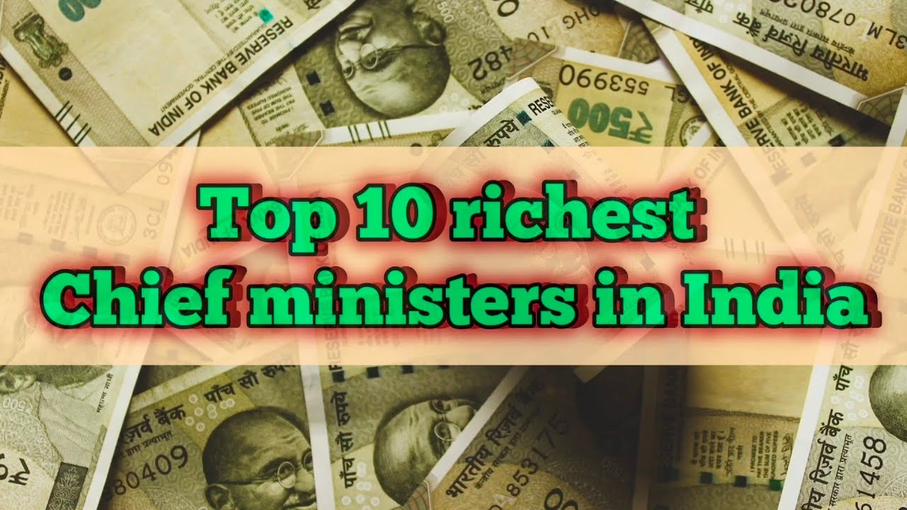 Top 10 richest Chief ministers in India #ranking #india #politics #news #viral #viralvideo 