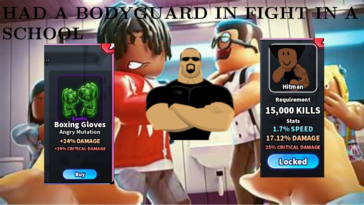 Had a Bodyguard to save in fight in a school👊🏾