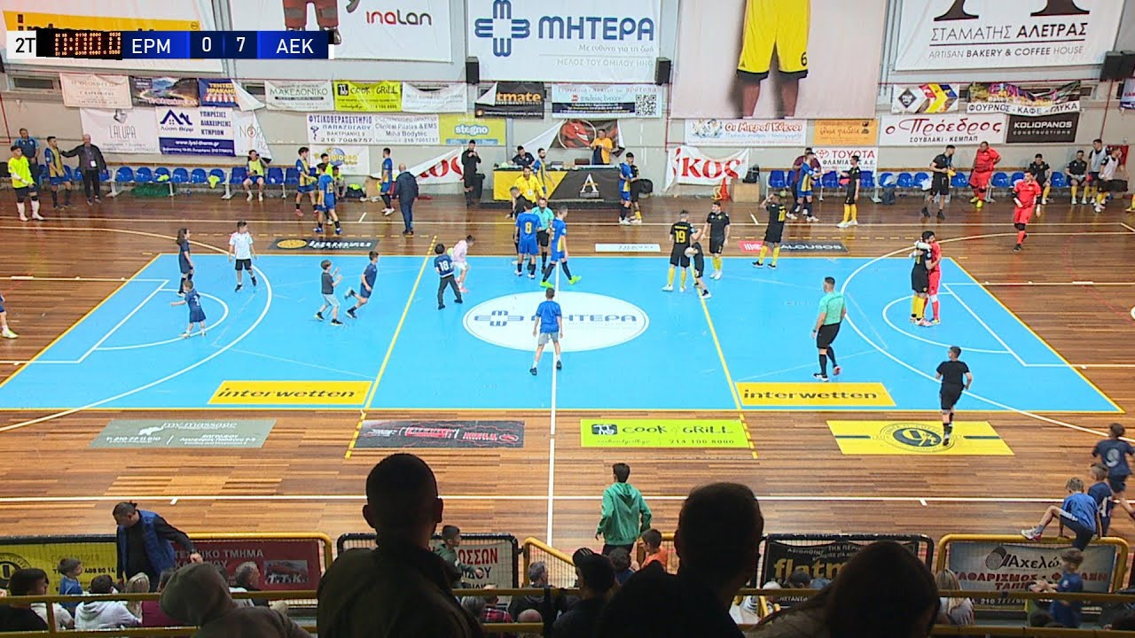 HIGHLIGHTS | ΕΡΜΗΣ ΖΩΓΡΑΦΟΥ - ΑΕΚ (0-7) | FUTSAL SUPER LEAGUE 2024-2025 (2οι ΗΜΙΤΕΛΙΚΟΣ)