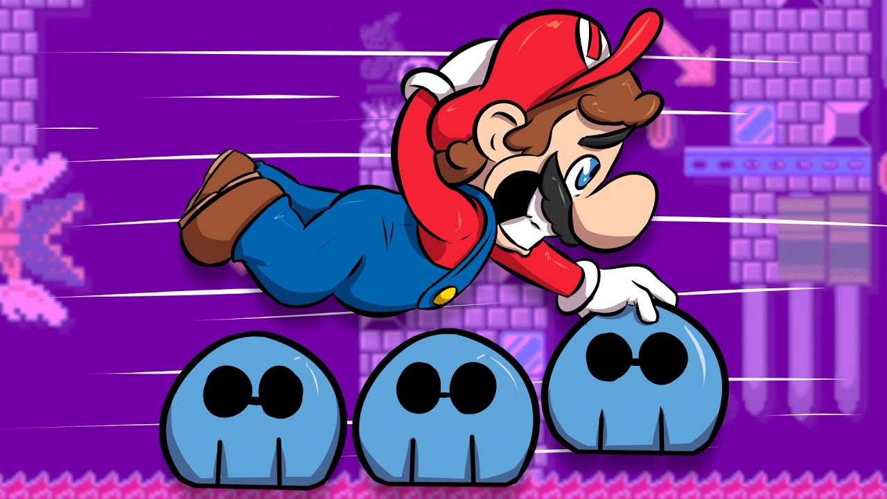 SOBROU SÓ A CAVEIRA! - SUPER MARIO MAKER