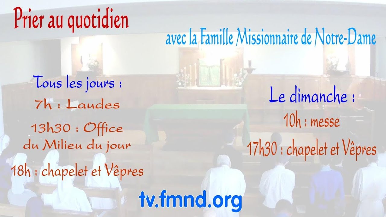 La messe du dimanche 14 mai 2017