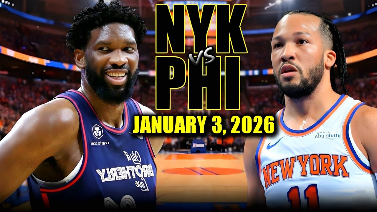New York Knicks vs Philadelphia 76ers Full Game Highlights – January 3, 2026 | NBA 2K26