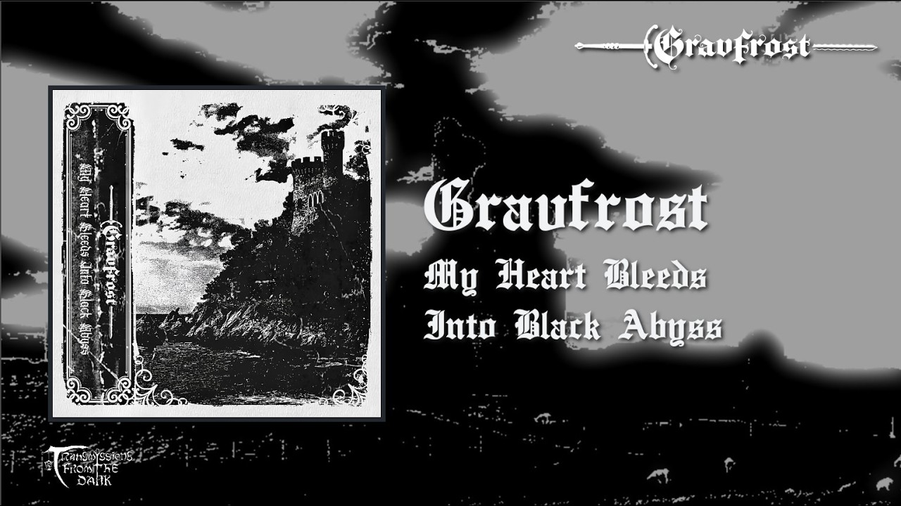 Gravfrost - My Heart Bleeds Into Black Abyss (album, 2026) abyssal dungeon doom