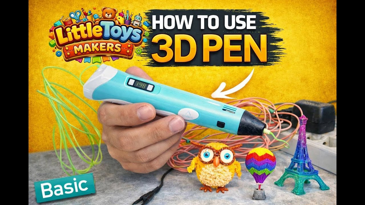 3d Pen Full Testing & Review - Kaam Kaise Karta Hai? Let's Check😯
