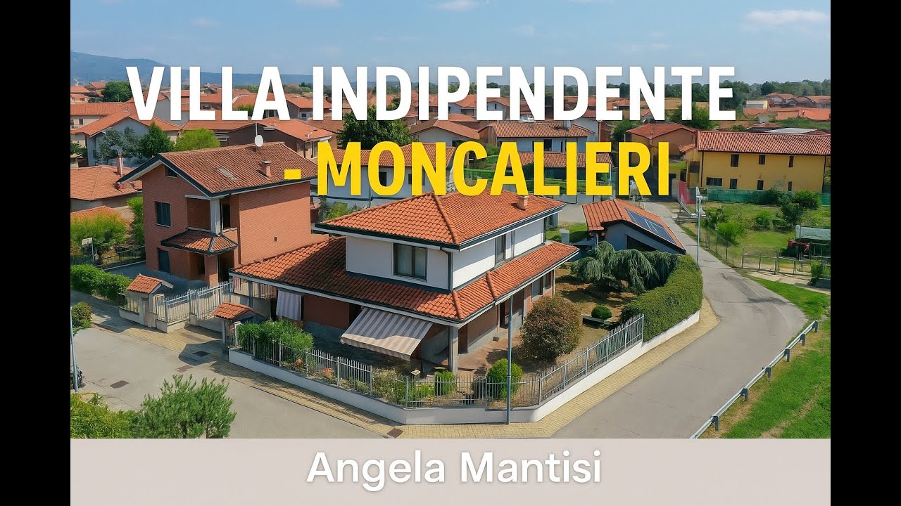 Villa indipendente con giardino a Moncalieri | Tour completo in esclusiva