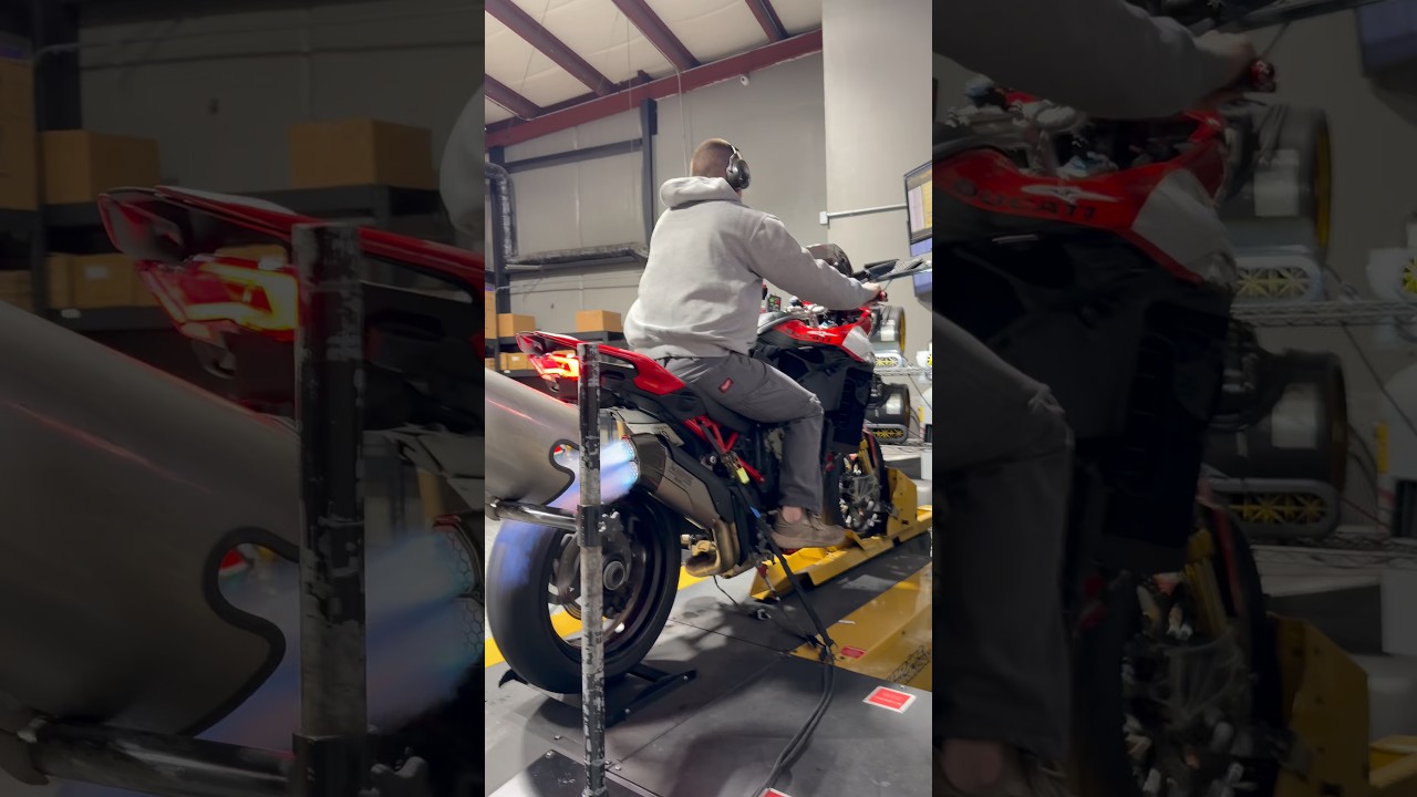 Ducati Multistrada V4, Akrapovic mapping vs BT Moto Dyno