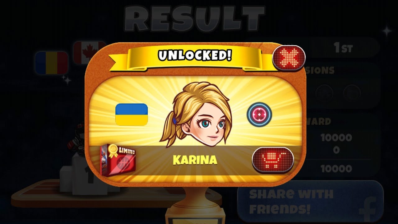 HOW TO UNLOCK KARINA IN HEAD BASKETBALL [UKRAINE]🇺🇦