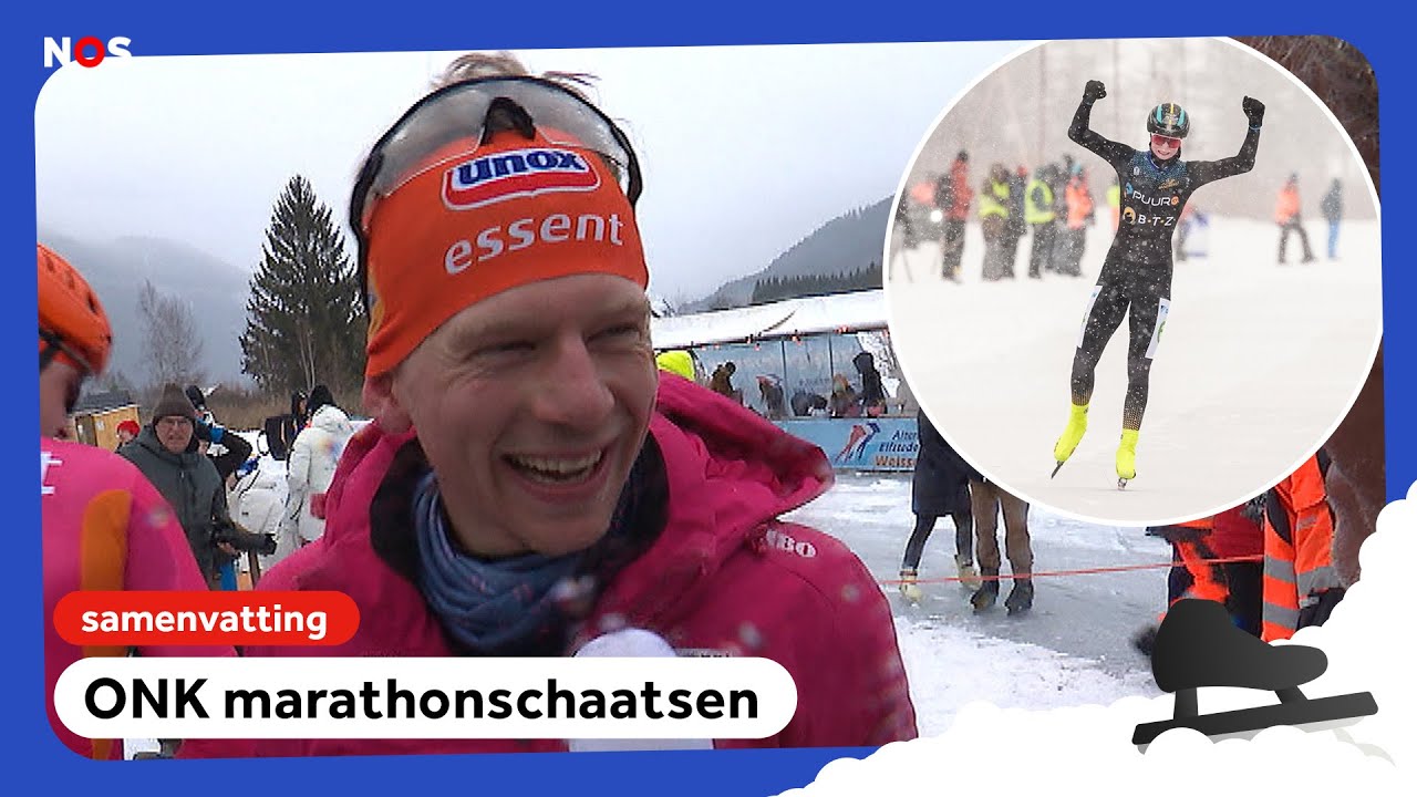 Nationale MARATHONTITELS voor VISSER en KIEL ⛸️ | ONK marathonschaatsen