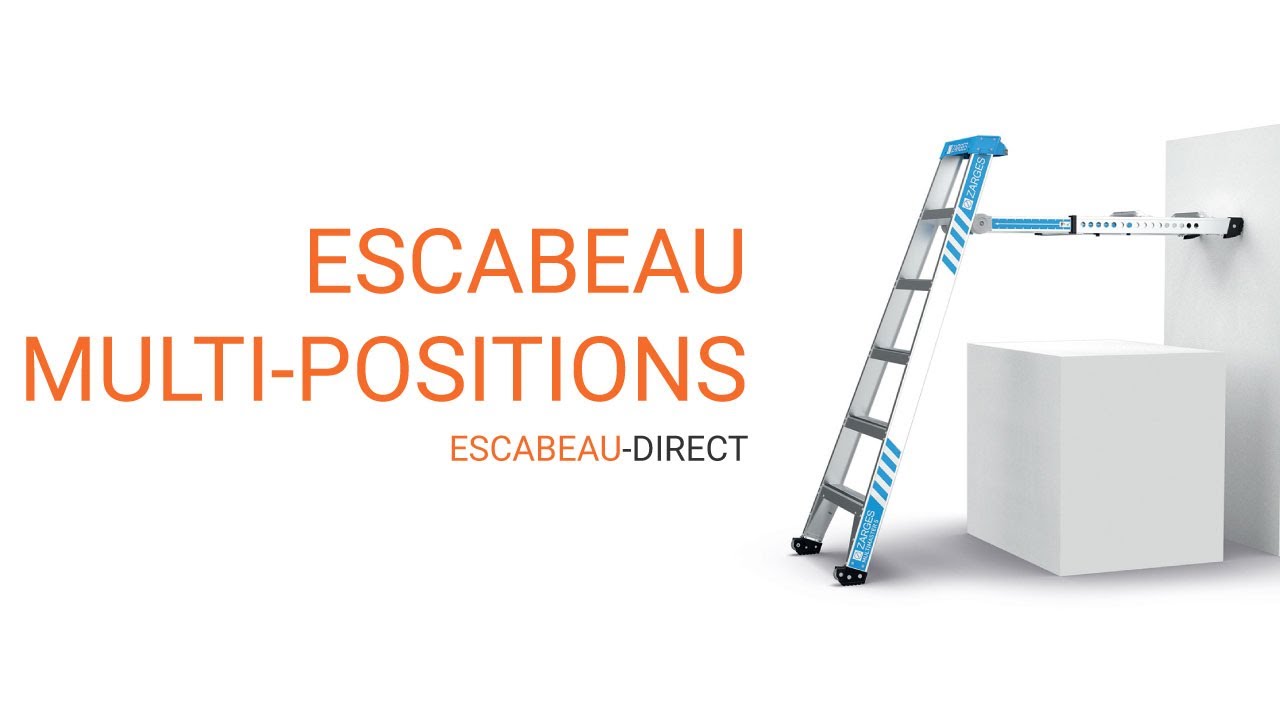Escabeau multi-positions  Aluminium anodise - Escabeau Direct MATISERE
