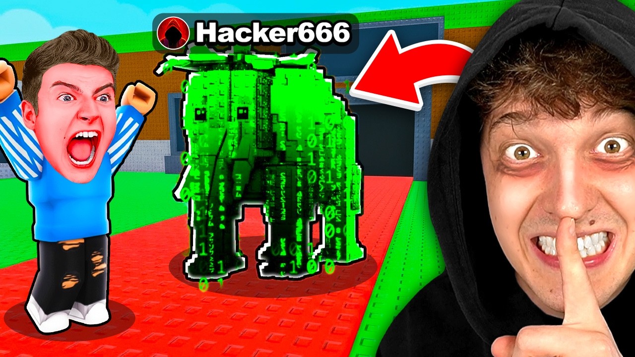 Ich PRANKE LUMEXX mit HACKER ACCOUNT in Steal a Brainrot bis er AUSRASTET...