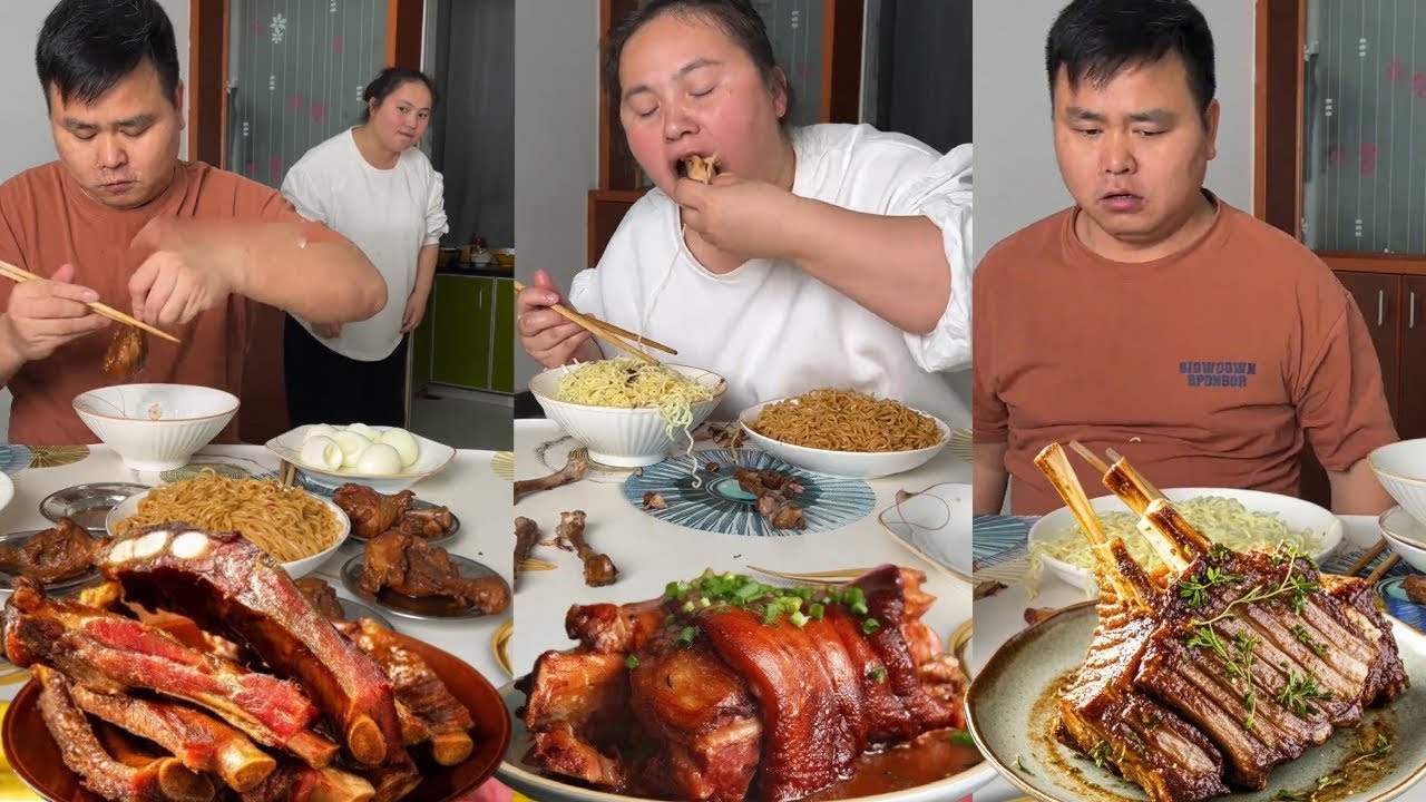偷鸡不成蚀把米！蠢老公想用骨头骗我，我把鸡腿全吃光！【阿勇夫妇】