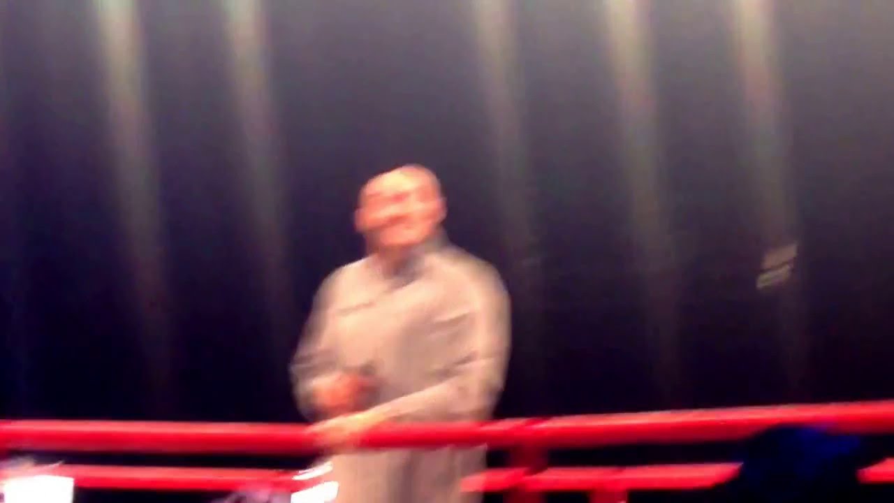 Tyson Fury singing at Eubank jr vs Blackwell fight! 26/03/2016