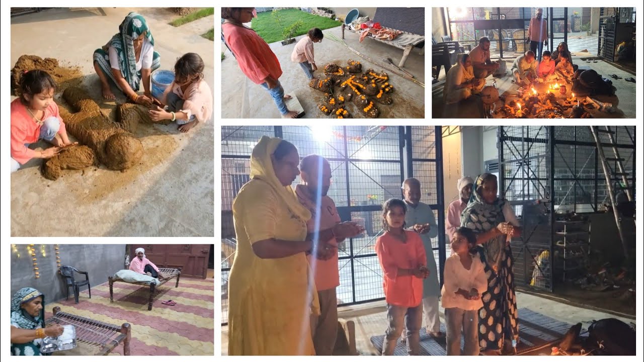 Maa-pitaji ke sath mil kr ki Govardhan pooja 🙏🏻