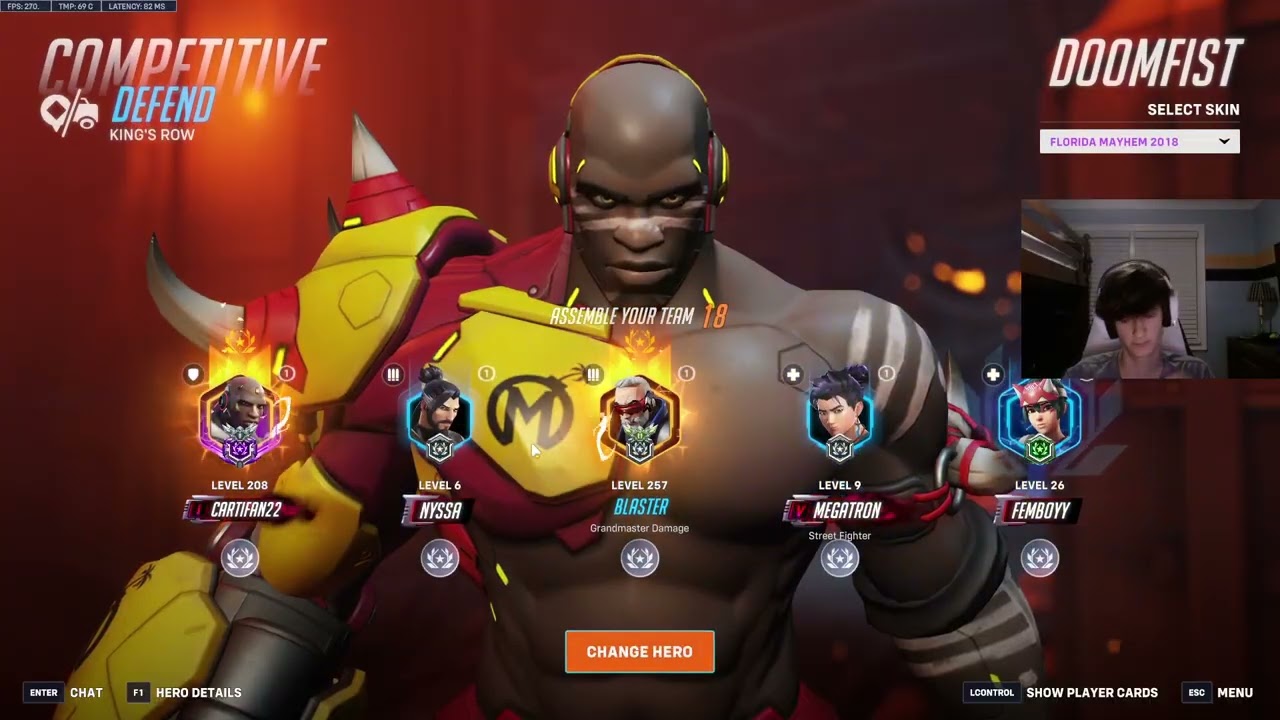 Overwatch 2 Rank 1 Doomfist Cartifan Tough Times For Doomfist Mains Vol. 19