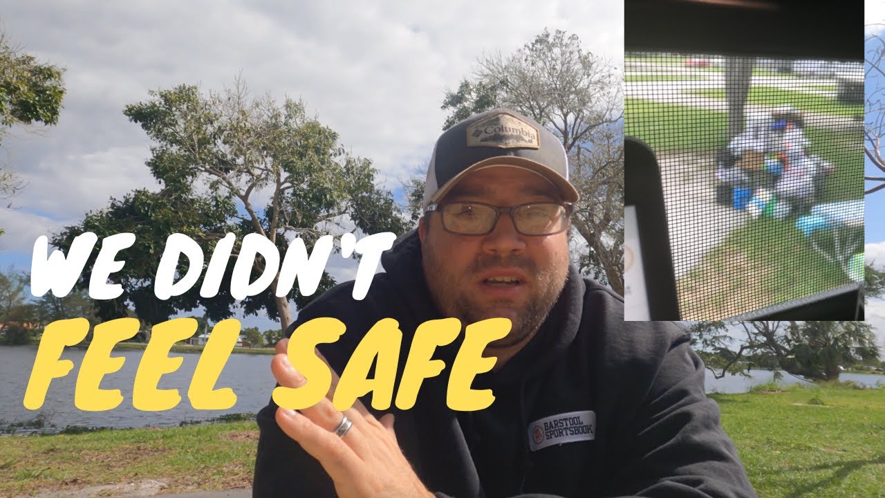 We Moved Sites for Safety Concerns - RV Safety - John Prince Park Campground 