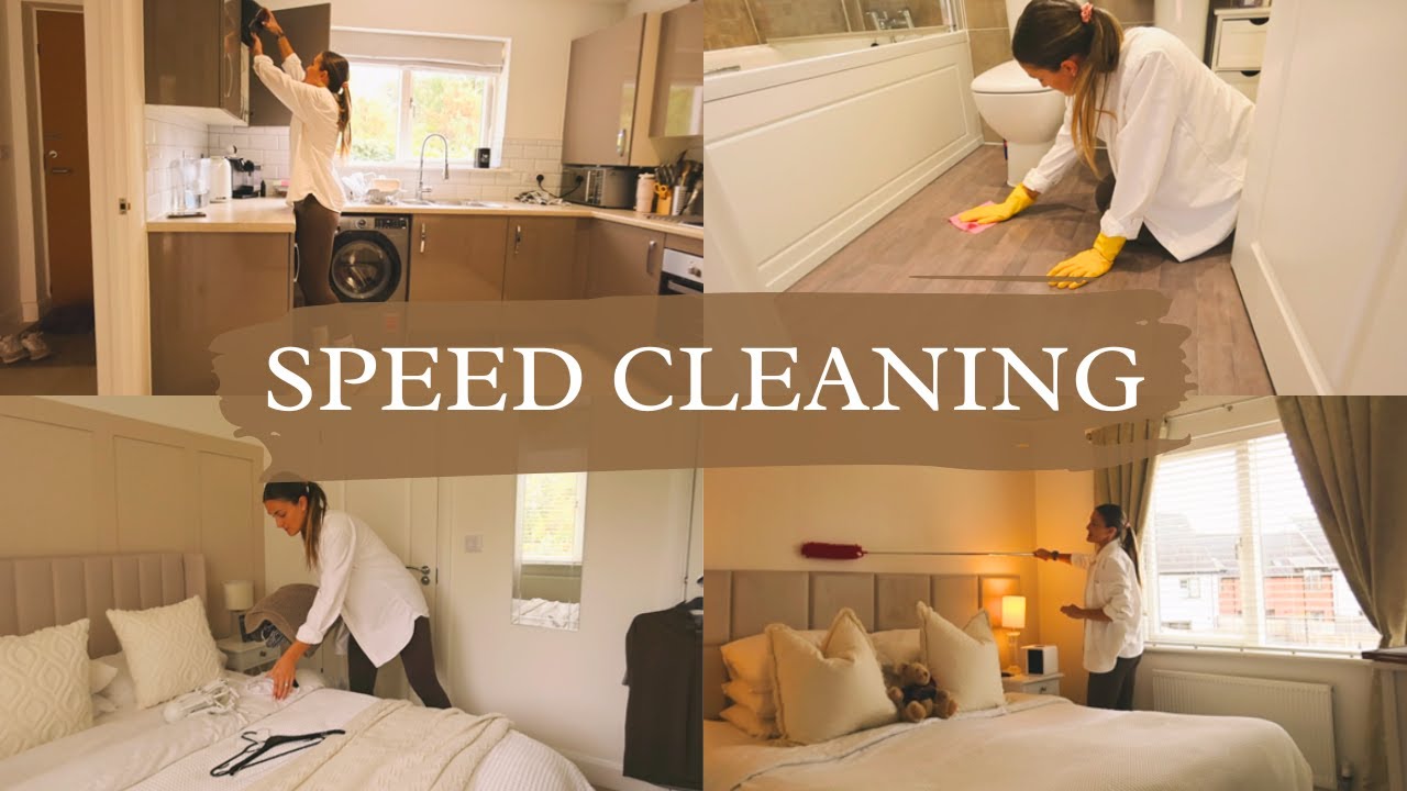 Speed Cleaning Challenge! I Cleaned Every Room in Just 5 Minutes | Whole House Clean With Me