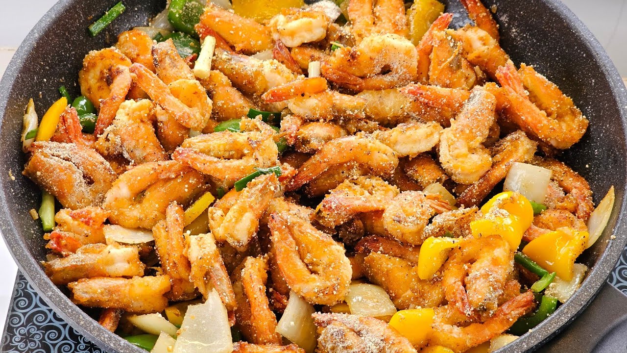 Cách Làm Tôm Rang Muối Tiêu Chuẩn Ngon Đặc Biệt 