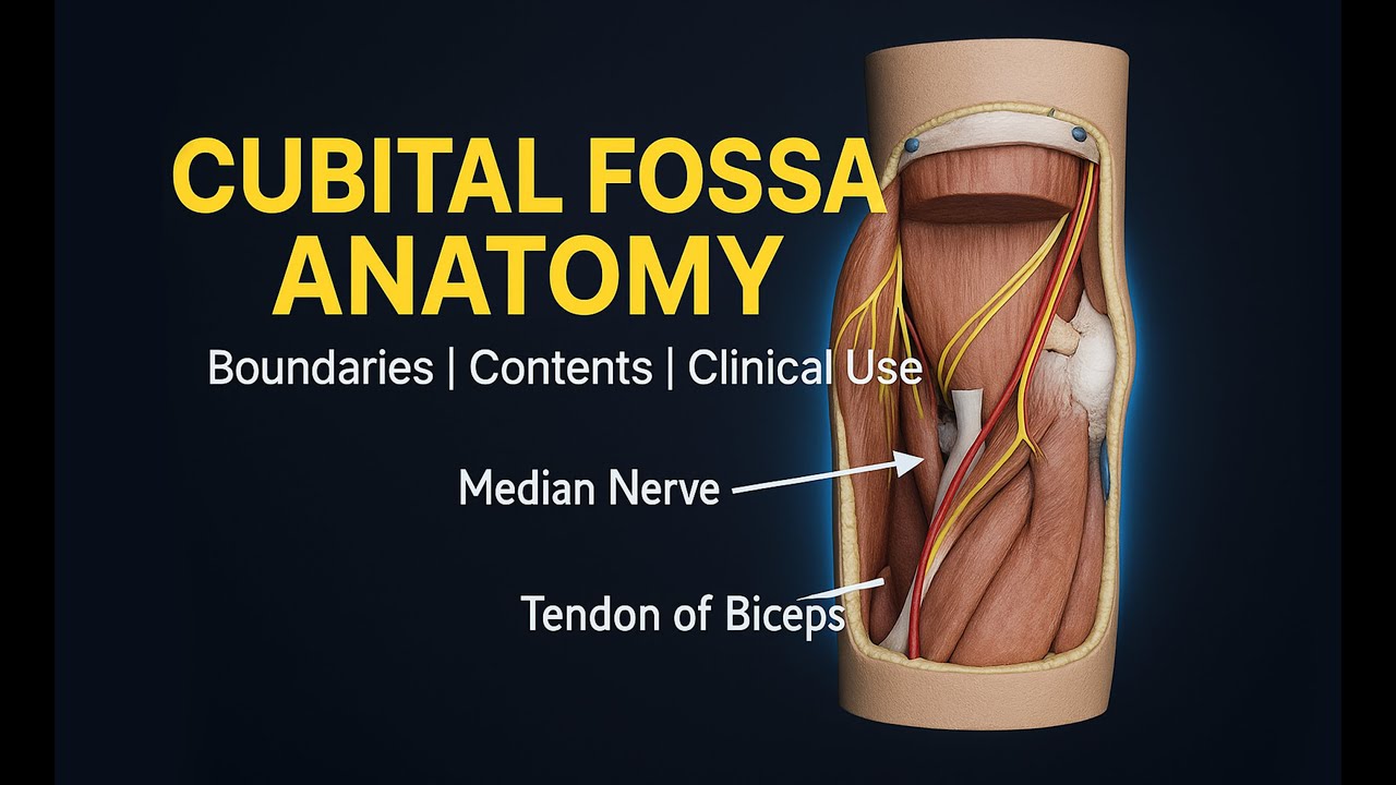 Cubital Fossa Anatomy | Boundaries, Contents, Brachial Artery & Clinical Importance