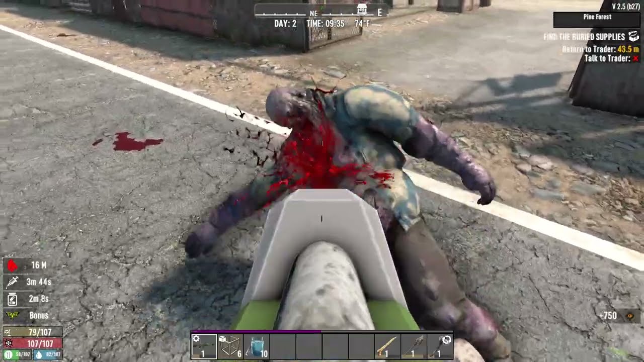 7 days to die Grimmdark 40k Mod Day 2 Doing Quests