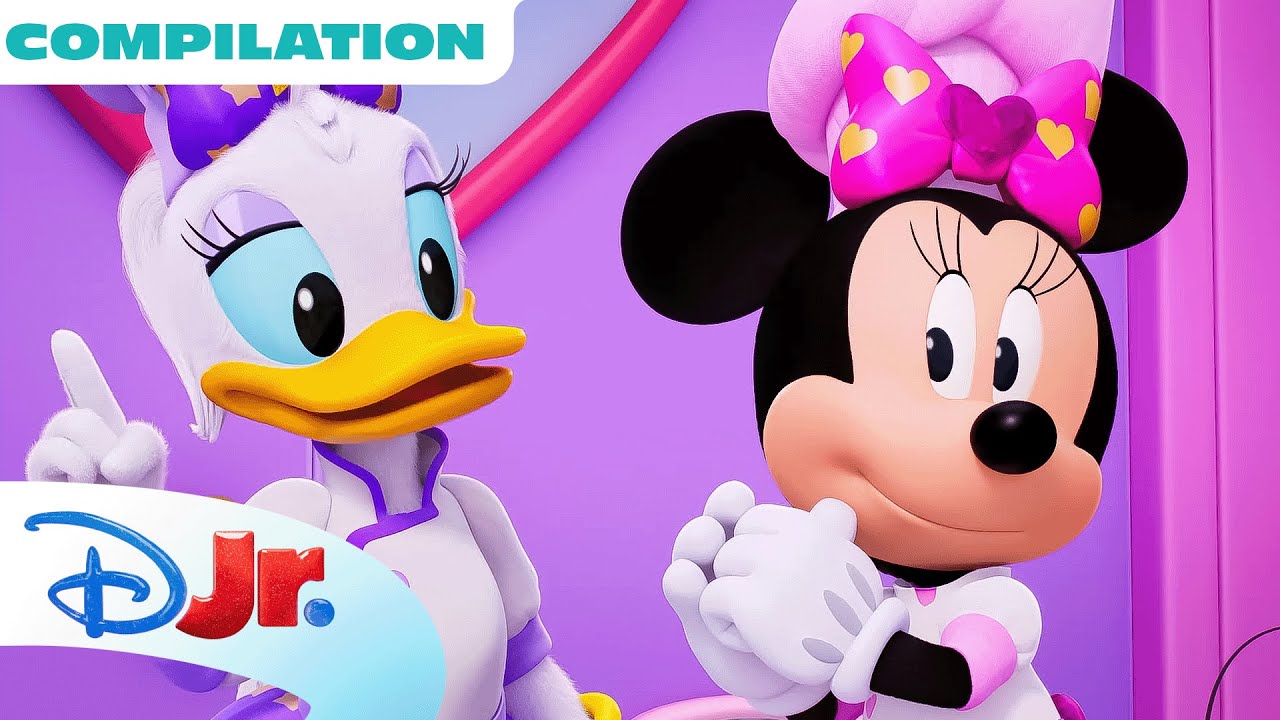 Minnie's Bow-Toons Full Episodes Compilation! 🎀 | Party Palace Pals, Pet Hotel, & More | @disneyjr​