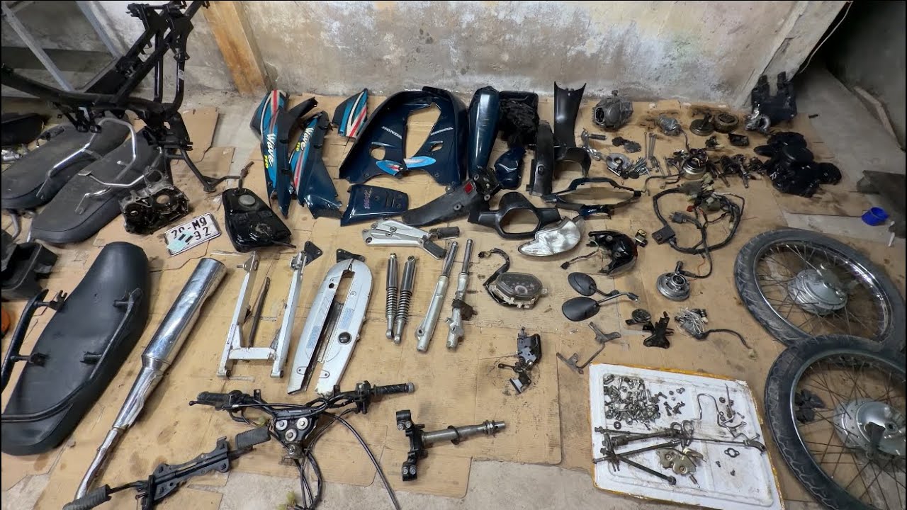 3-3 Rã dàn ngoài wave thái 110 đời 2000 dàn ngoài còn đẹp ,liên hệ:0907987605