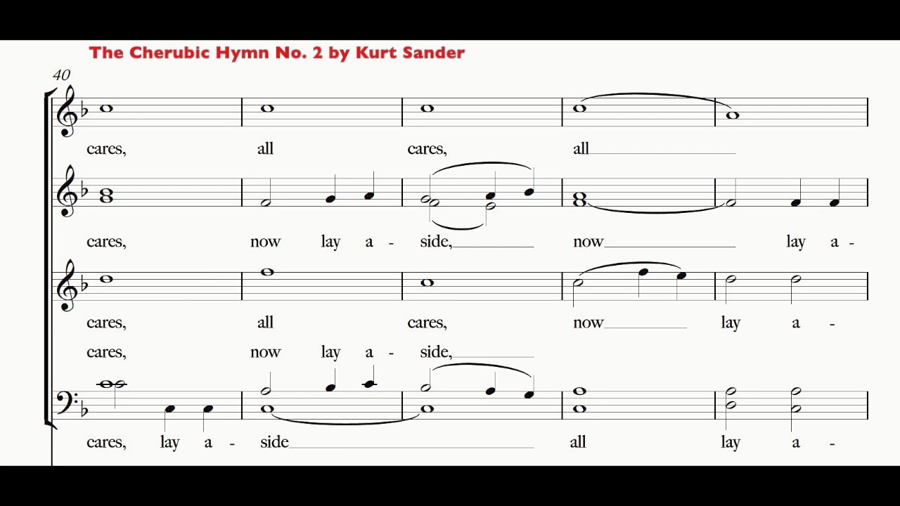 The Cherubic Hymn No. 2 by Kurt Sander