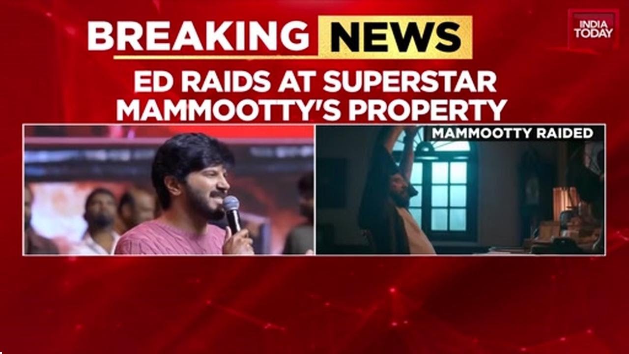 ED raids superstar Mammootty's property in car smuggling case; Dulquer Salmaan linked