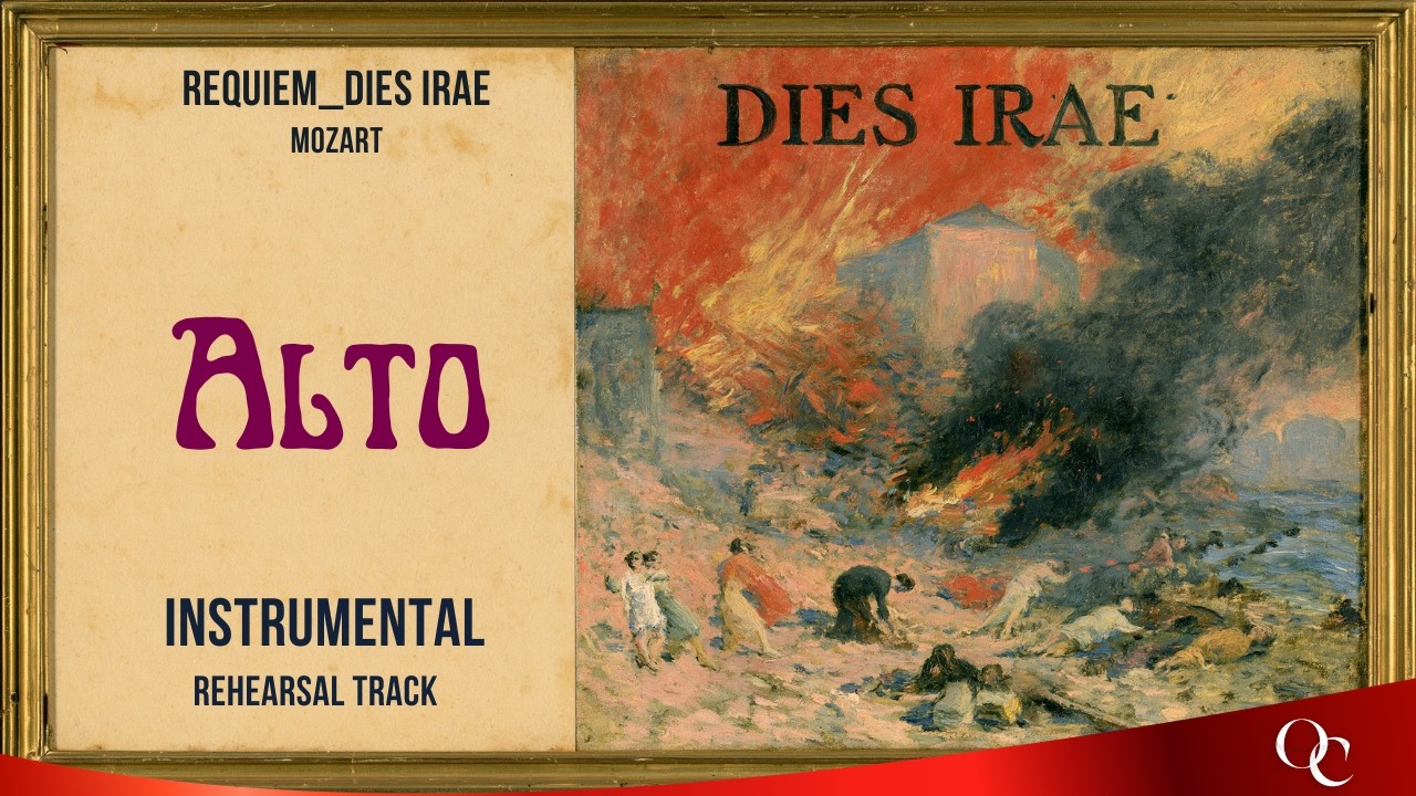 Mozart Requiem | Dies Irae | Alto Instrumental Rehearsal Track & Orchestra Accompaniment
