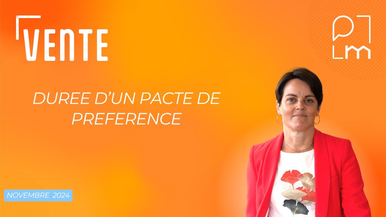 durée d un pacte de préférence