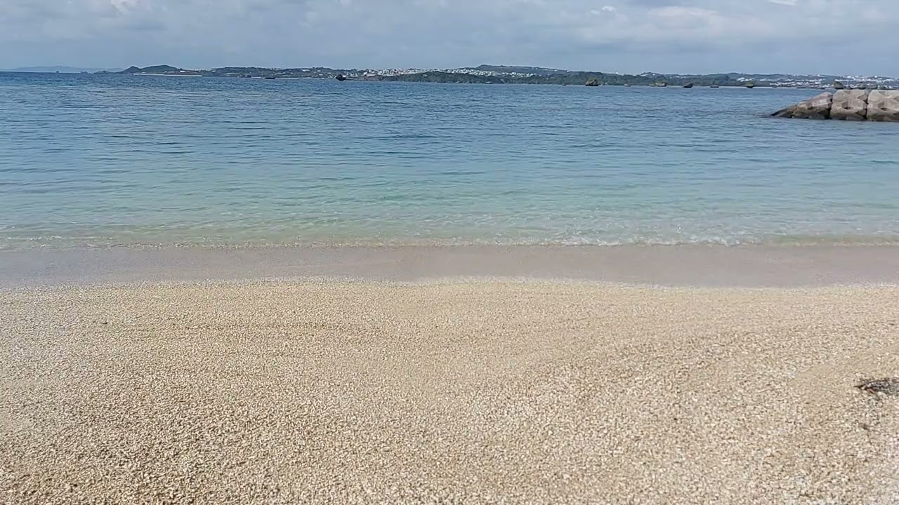 OKINAWA Beach spot　(沖縄のビーチ穴場)URUMACITY HAMAHIGA Beach