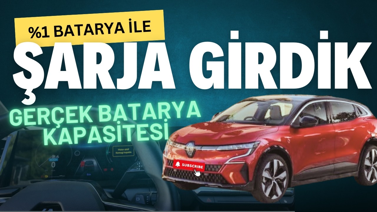 Megane E-Tech Gerçek Batarya Kapasitesi - DC Şarj Hızları