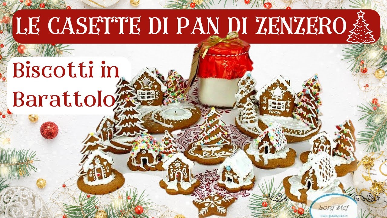 🎄 Casette di Pan di Zenzero (Gingerbread) FACILISSIME! Segnaposto e Centrotavola di Natale FAI DA TE