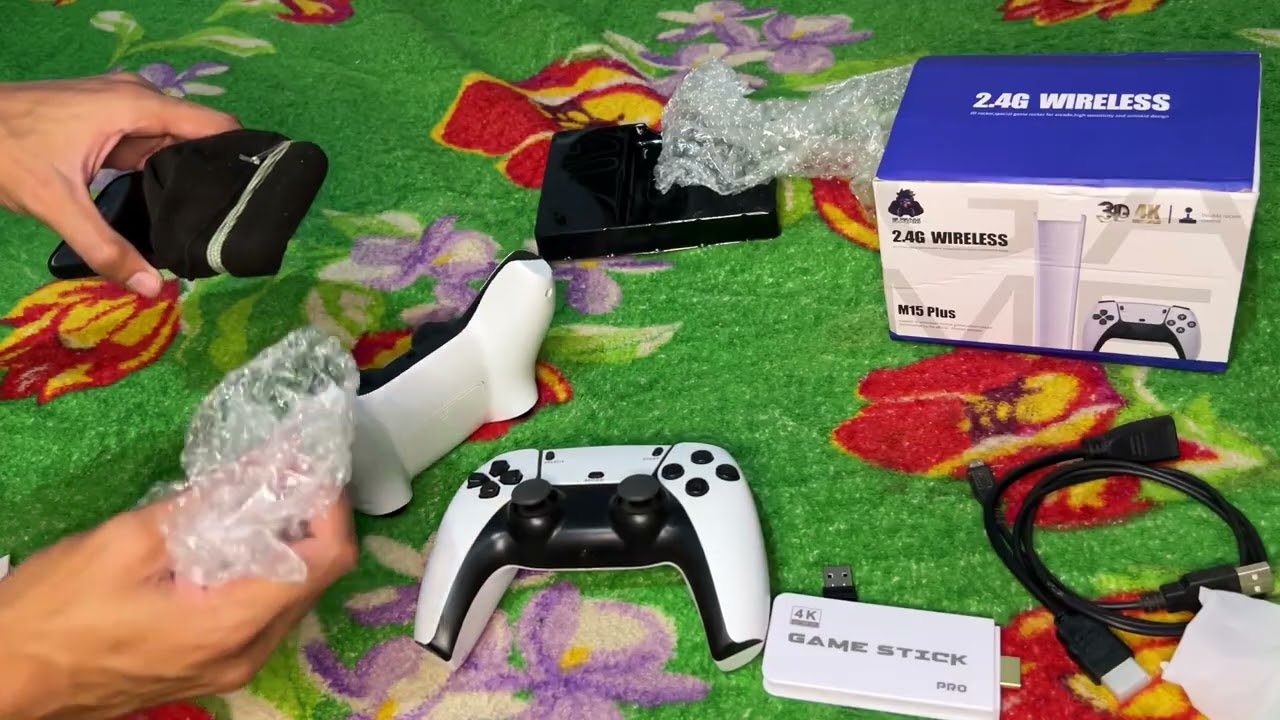 ASMR: UMBOXING GAME STICK COM JOGOS ANTIGOS
