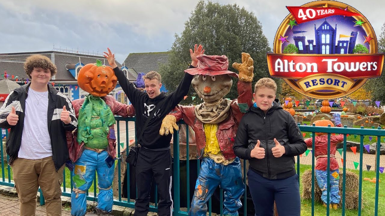 Alton Towers Vlog - November 2020 | *FIRST TIME REACTIONS* of Scarefest