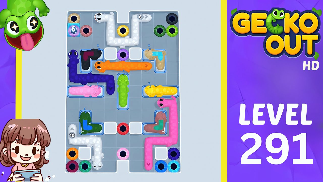Gecko Out Level 291 Solution Walkthrough