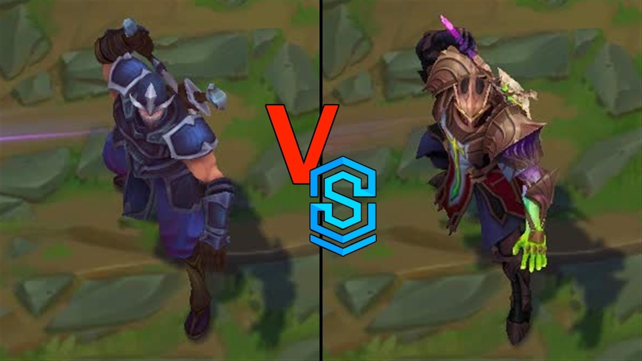 Classic Shen VS Broken Covenant Shen Skins Comparison