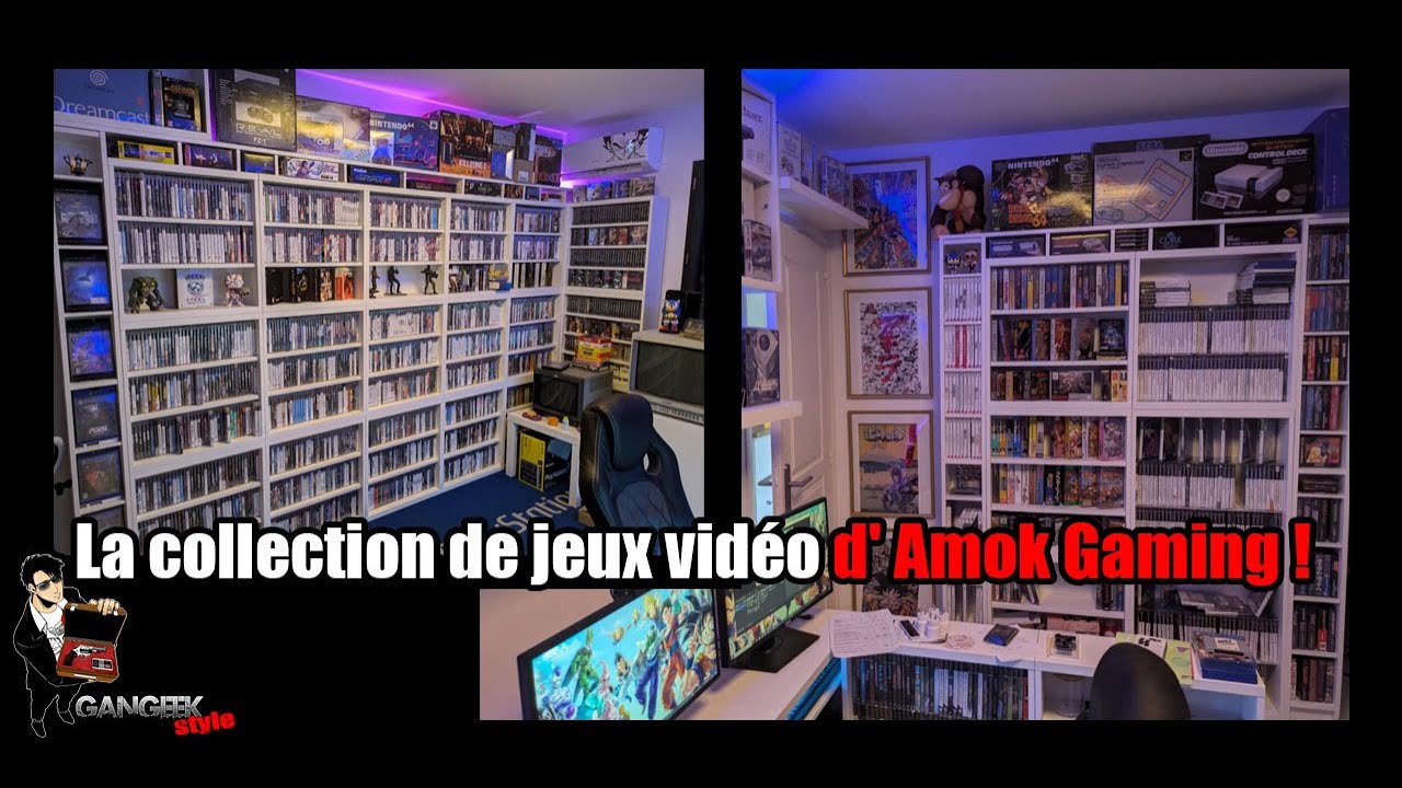 La collection de jeux vidéo d' Amok Gaming !