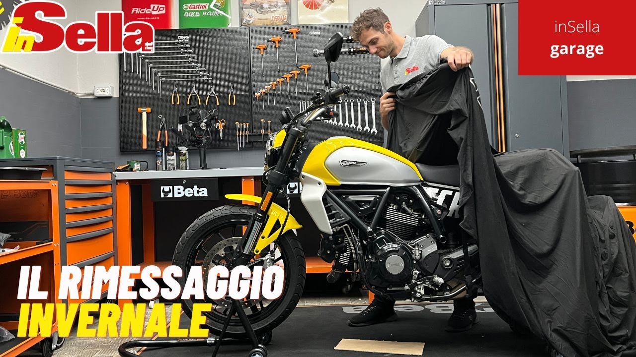 Tutorial: il rimessaggio della moto in inverno. Consigli e controlli da fare