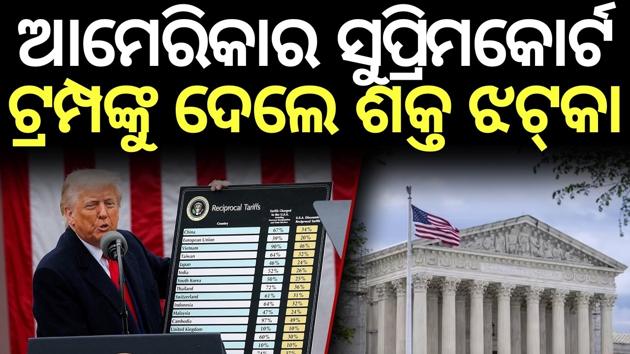 U.S. Supreme Court Strikes Down Trump’s Global Tariffs | Odia News | N18G